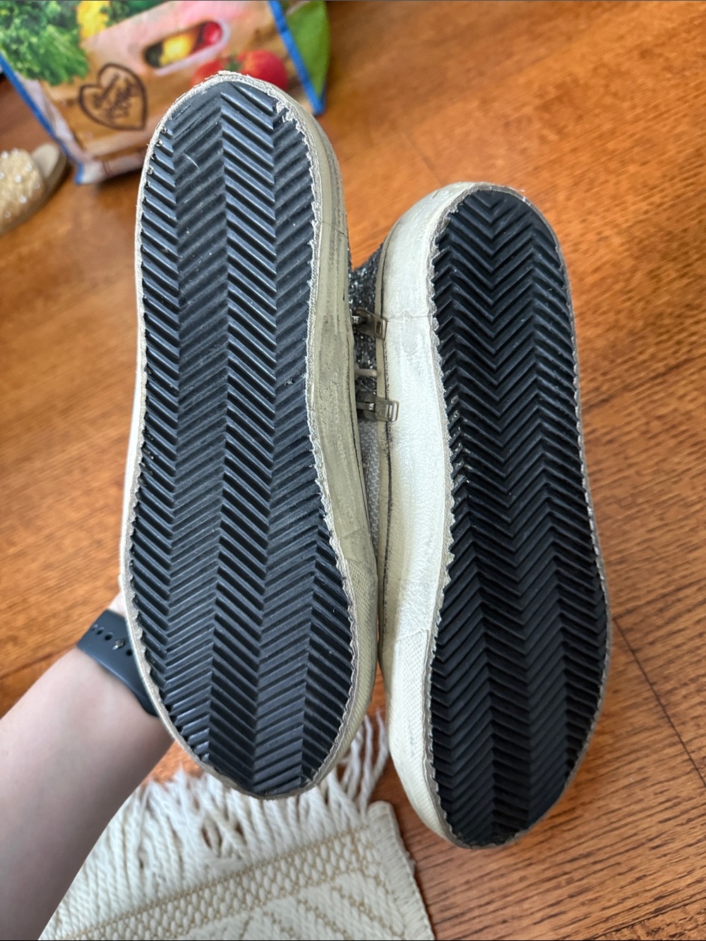 Golden goose high top glitter sneakers - Picture 4 of 6